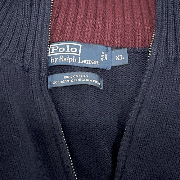 Men’s polo sweater size XL like new condition hundred percent cotton - Picture 4 of 4